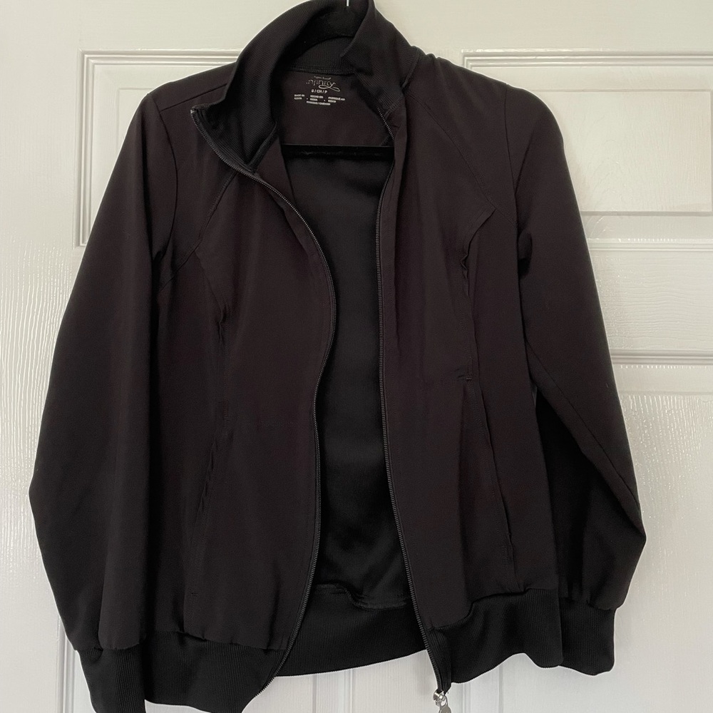 Cherokee Infinity Zip Front Warm Up Jacket size Small